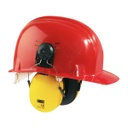 Coquilles anti-bruit (26dB) + adaptateur (adaptable sur casque de chantier classique)