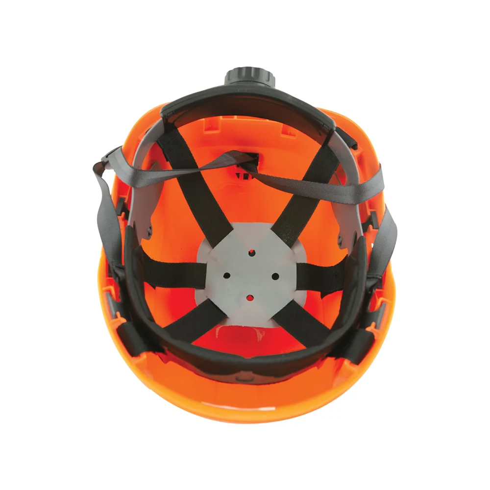 Casque de chantier style alpiniste CH-300 (Orange)