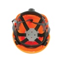Casque de chantier style alpiniste CH-300 (Orange)