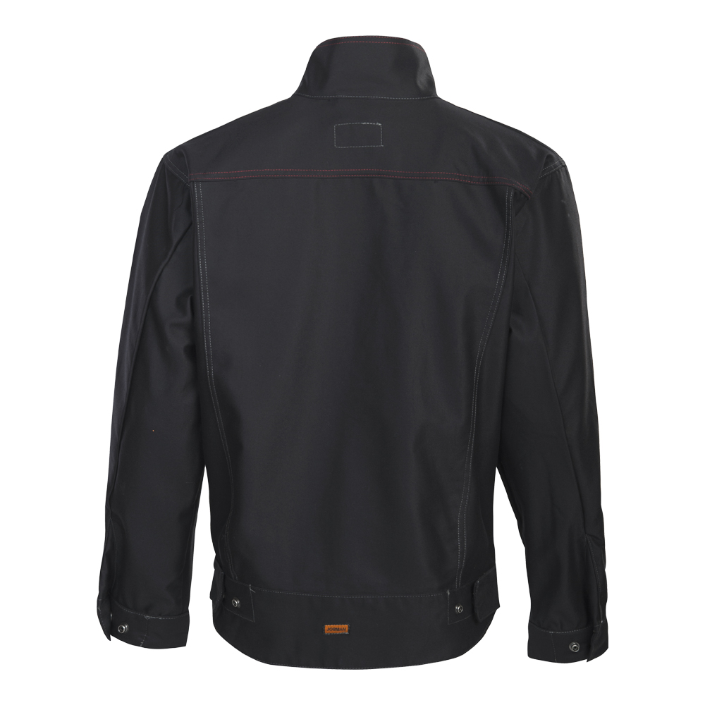Veste Soudeur 100% Coton Retardateur de Flamme 350g (Noir)