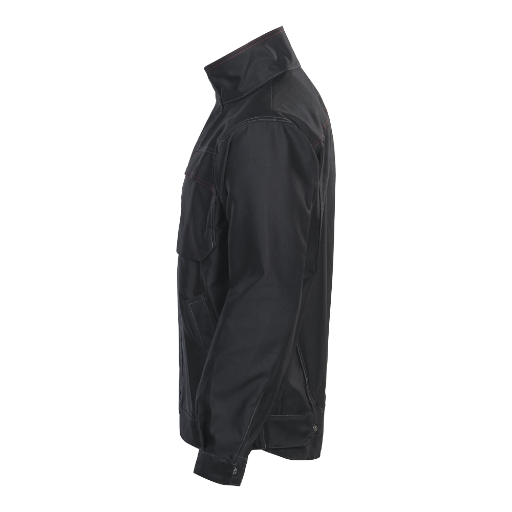 Veste Soudeur 100% Coton Retardateur de Flamme 350g (Noir)