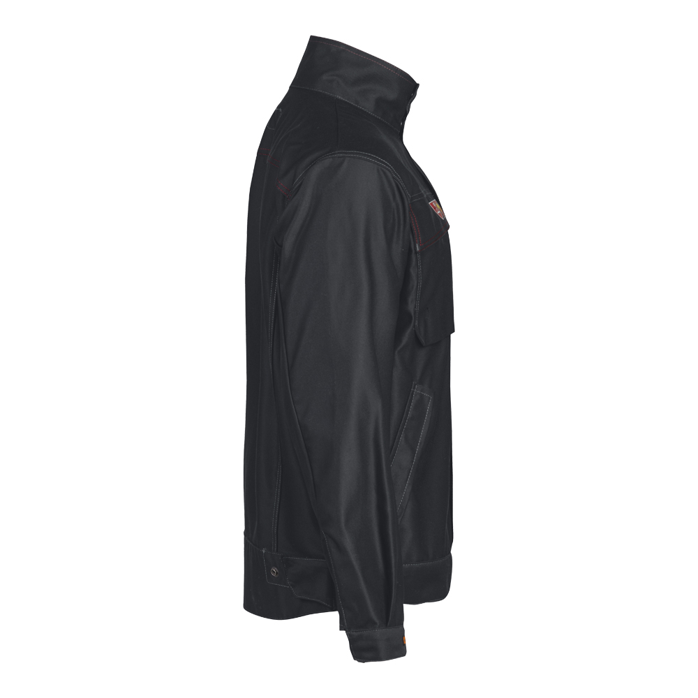 Veste Soudeur 100% Coton Retardateur de Flamme 350g (Noir)