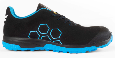 Chaussure de sécurité basse Microfibre, LYNX BLUE S3 SRC ESD