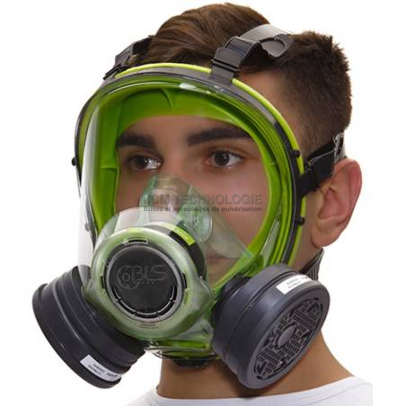 Masque complet avec vision panoramique et joint facial en silicone SÉRIE BLS 5000