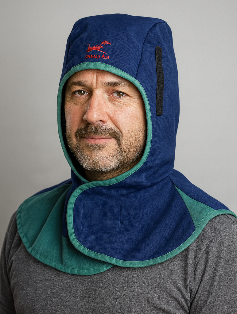 Cagoule de soudage Toile inifugée avec fermeture velcro
