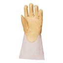Sur-gants électricien Cuir fleur de vachette Hydrofuge et non-isolant