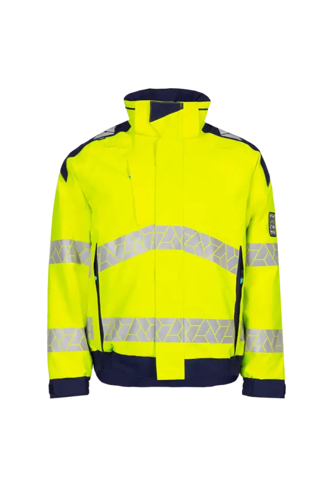 Blouson de pluie HV BERLOX zone ATEX avec doublure fixe chaude