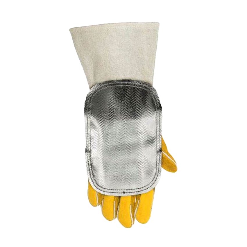 Protection de main aluminisée avec dos en cuir