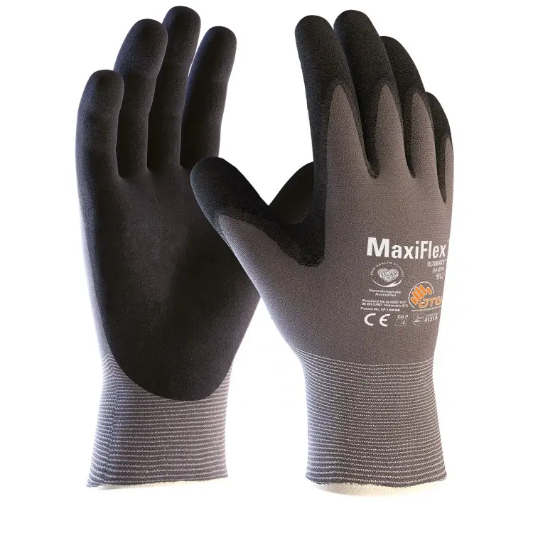 Gants MAXIFLEX ULTIMATE 34-874 Enduction mousse de nitrile (4131A)