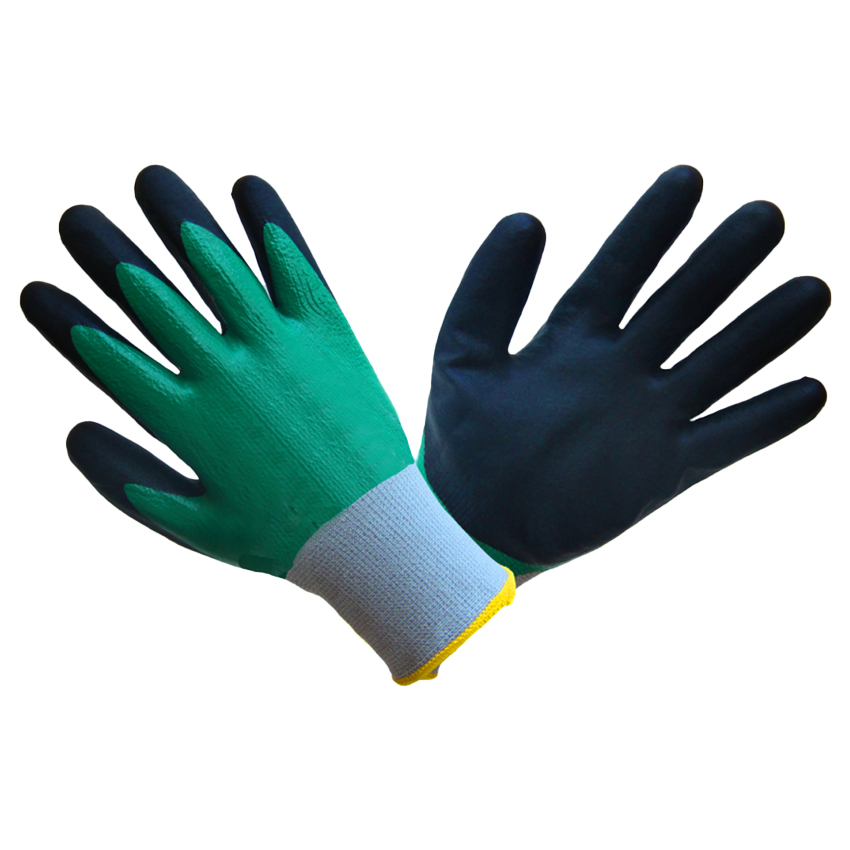 Gants Anti-coupures "U2 GRIP FULL" double enduction Nitrile (par 10 paires)