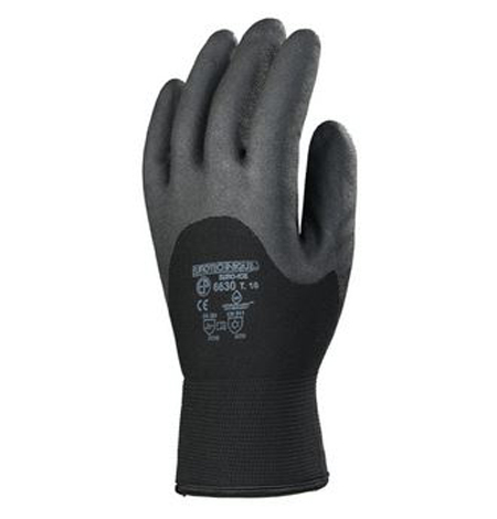 Gants Anti-Froid EUROICE Polyamide enduit 3/4 en mousse de PVC HPT Doublé Acrylique (par 10 paires)