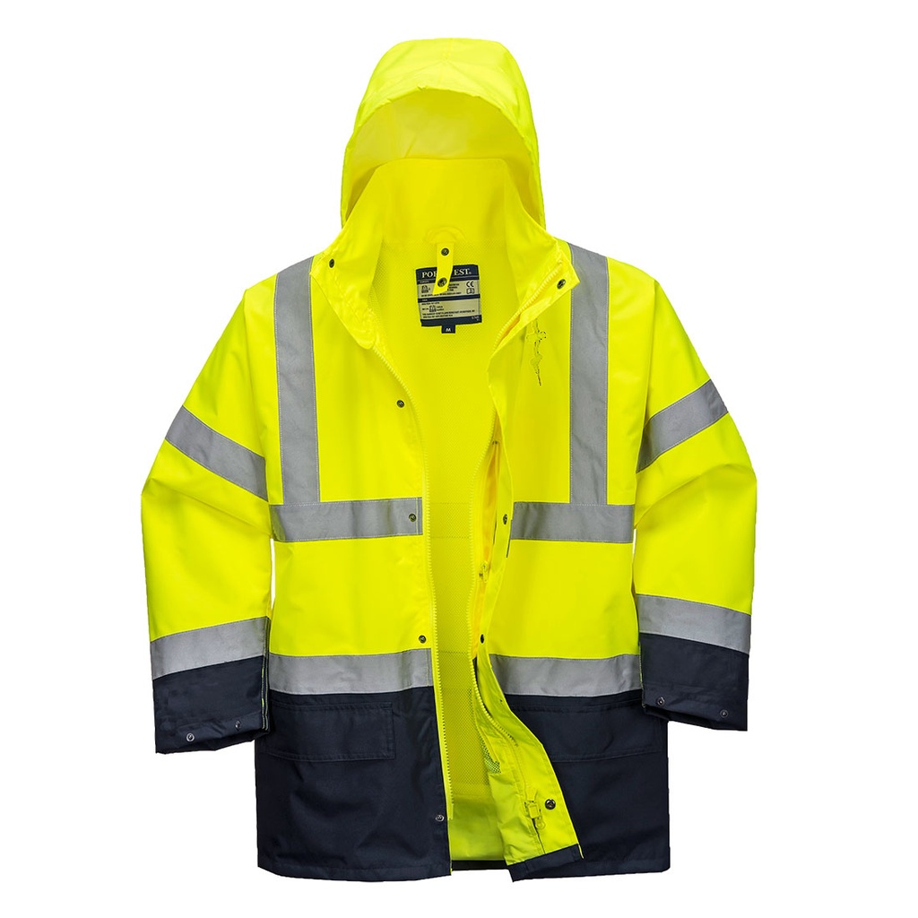 Parka HV 5en1 S766 avec Gilet de froid et Manches amovibles 