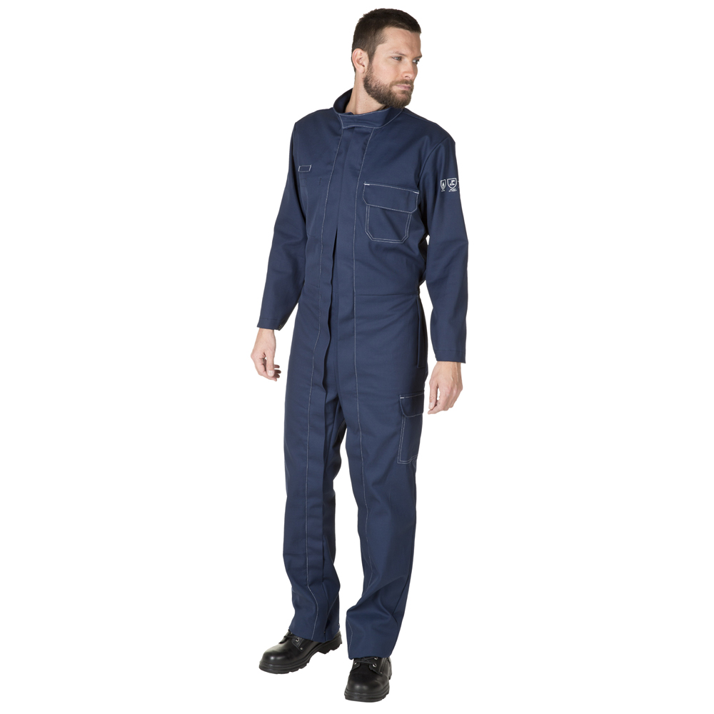 Combinaison double zip TECHPROTECT Tissu Zone ATEX 300gr (Marine)