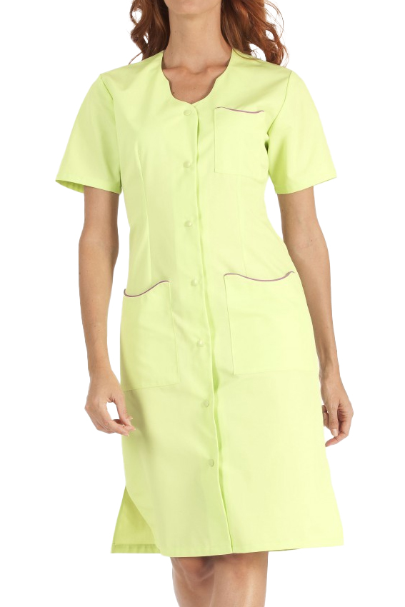 Blouse Femme manches courtes LAURENE 65%Polyester 35%Coton 210g