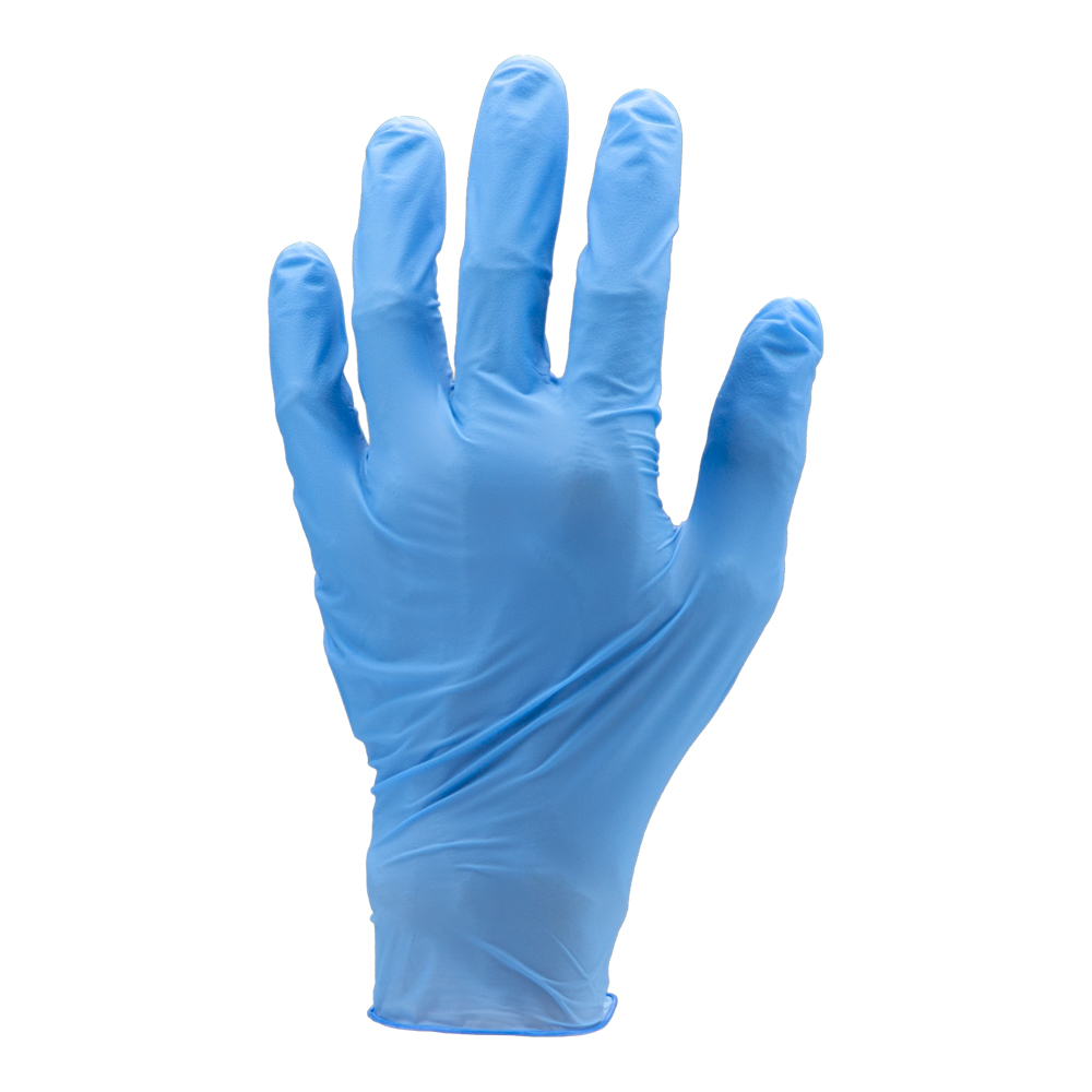 Gants jetables Nitrile bleu non poudrés réf.MO5920 (boîte de 100 gants)