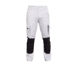 Pantalon BOB toile CANVAS 58%Coton 39%Polyester 3%Elasthanne avec poches genouillères 290gr