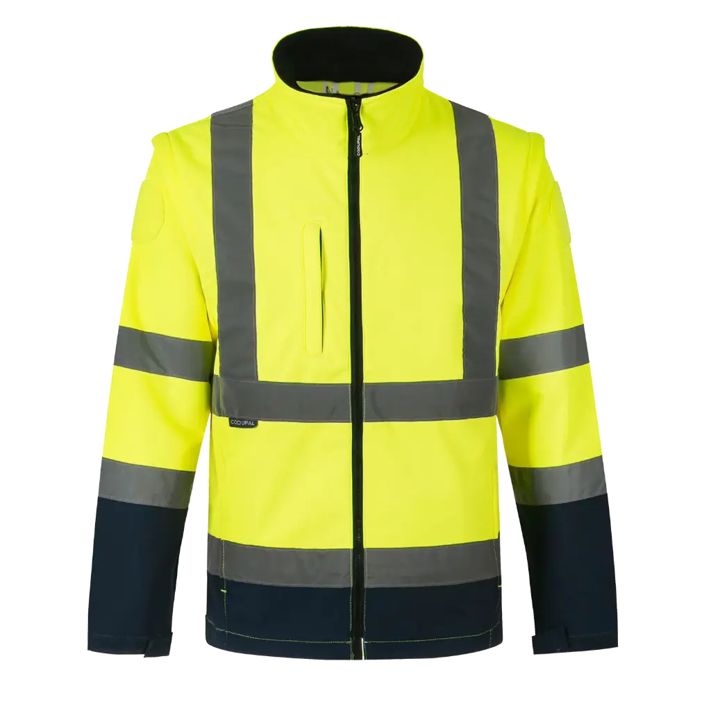 Blouson Softshell ZOE HV 3 couches - respirant, déperlant et coupe-vent avec manches amovibles
