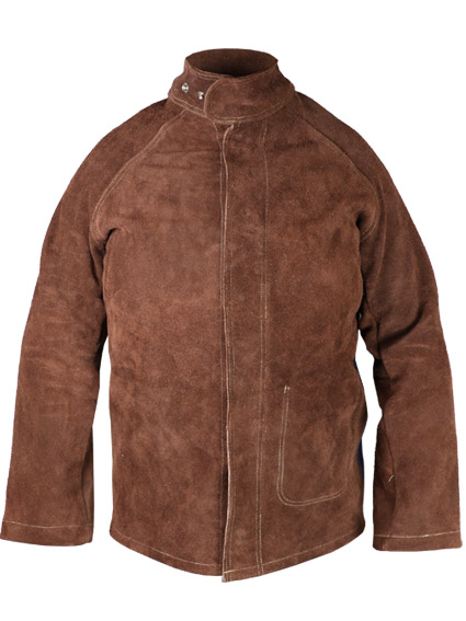 Veste de soudeur Cuir croûte et dos en Proban