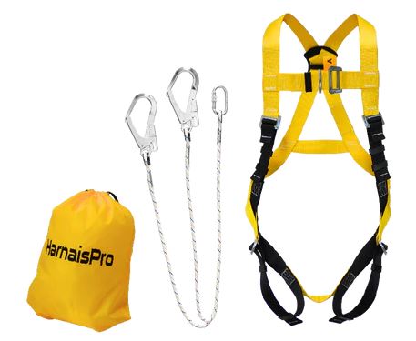 Kit Retenue sur Echafaudage, Harnais MONTEUR, Longe Y 1.75m