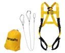 Kit Retenue sur Echafaudage, Harnais MONTEUR, Longe Y 1.75m