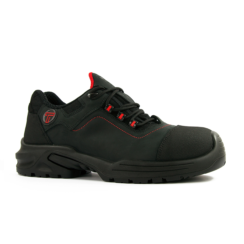 Chaussure de sécurité Basses Cuir SHADY S3 CI SRC Noir