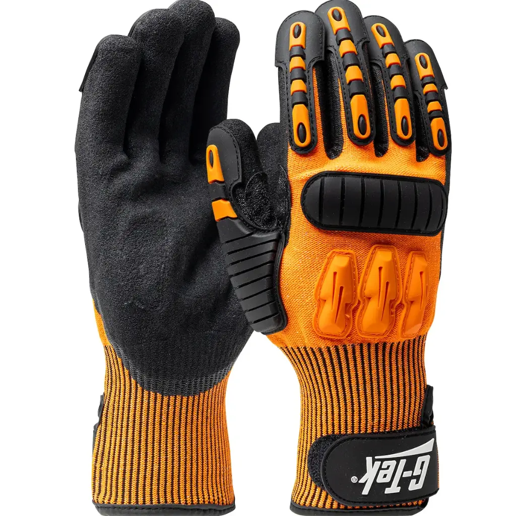 Gants Anti-chocs 120-5150-EN enduction nitrile (par 12 paires)