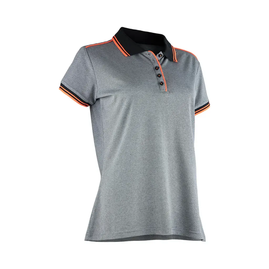 Polo LAURIE Femme léger et respirant - Maille piquée 50 % coton 50% polyester – 160 g/m²