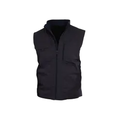 Gilet sans manches SAM Toile CANVAS 58%Coton 39%Poly. 3%Elasth. - doublure Ouate + Polaire 290gr 