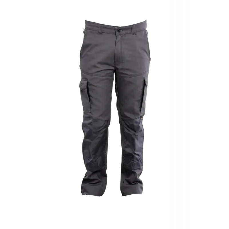 Pantalon Poches genouillères FABIAN - Tissu Canvas Polyester65% Coton35% 310gr 