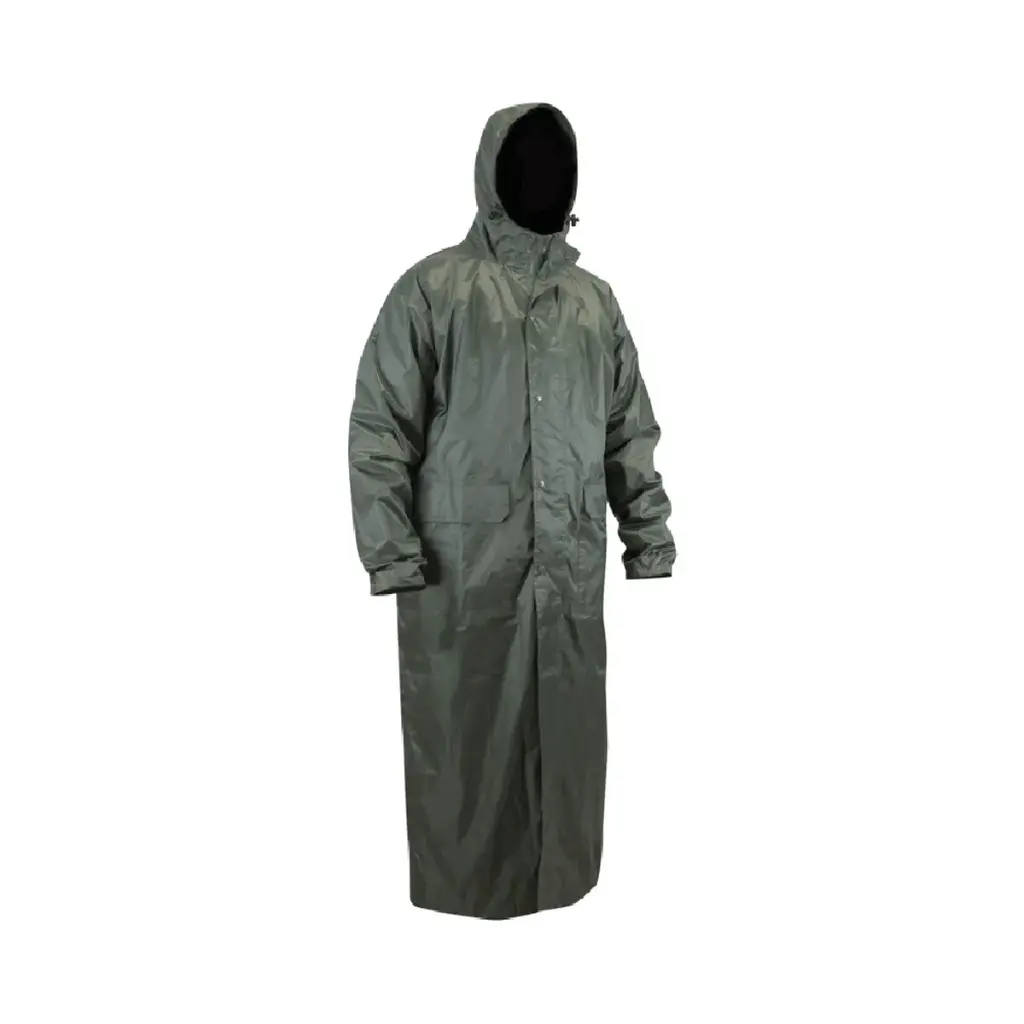 Manteau de pluie 1 zip BLIZZARD enduction PVC 210g (Kaki)