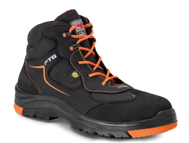 Chaussures de Sécurité hautes URANUS Safety-nubuck S3 SRC ESD