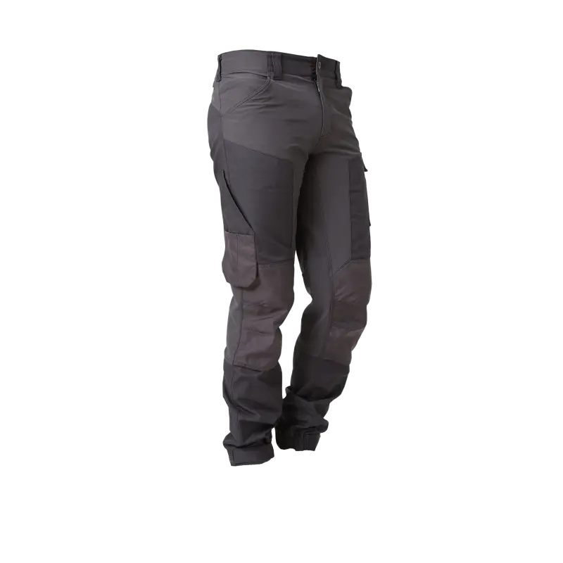 Pantalon SWELL avec poches genoux 58 %Coton 39 %Polyester 3 %Elasthanne 290 gr/m²