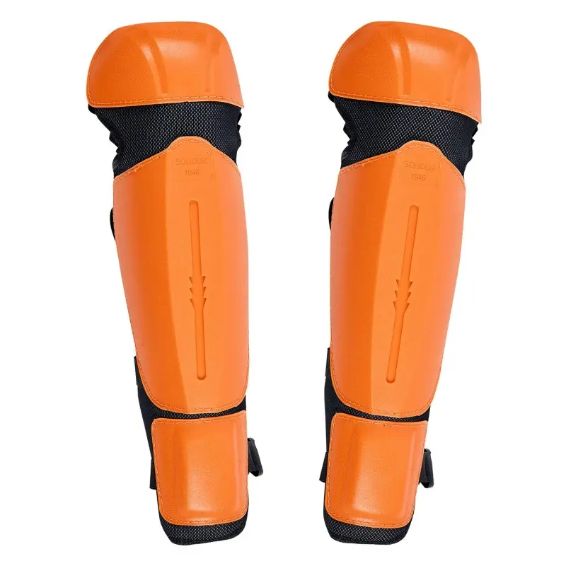 Protège tibia orange