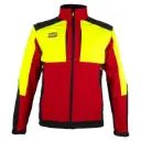 Veste de travail Softshell WODARE déperlante avec manches amovibles et polaire intérieur