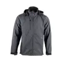 Veste softshell ROCK, 3 couches avec élasthanne - Imperméable et respirante à capuche amovible - 300gr