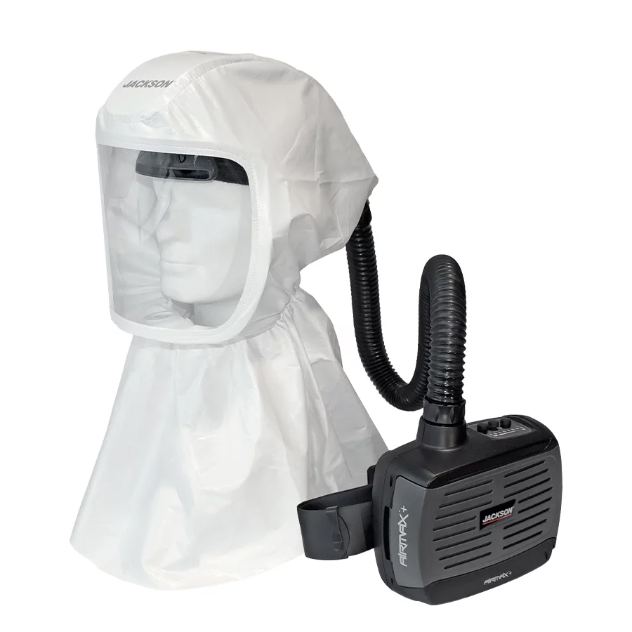 Système de filtration motorisé et ventilé AIRMAX+ avec Cagoule souple