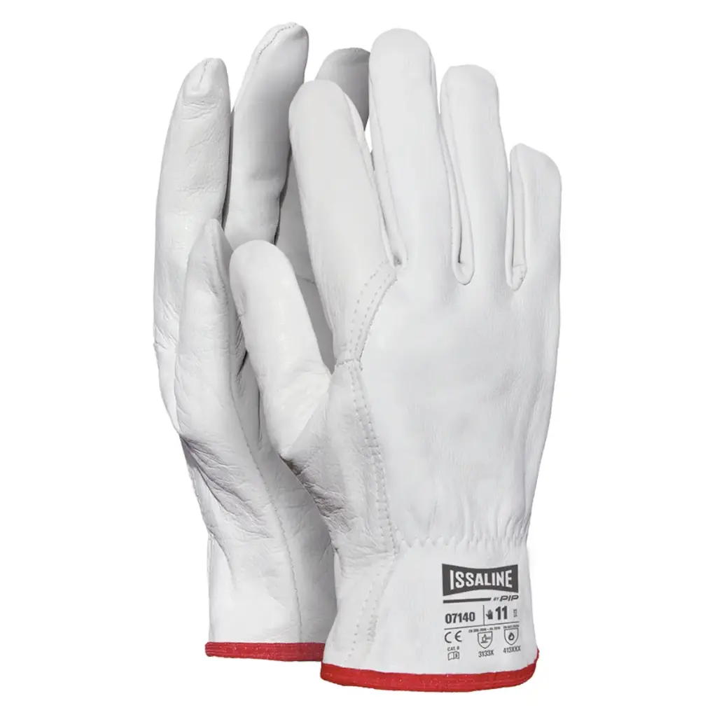 Gants DOCKER 07140 en cuir de vache grainé 