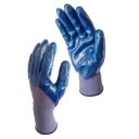 Gants de Manutention NOVA N070 Enduction ¾ NITRILE BLEU (par 10 paires)