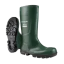 Bottes de sécurité DUNLOP modèle WORK IT 9DWKT80 en PVC S5 SR LG FO