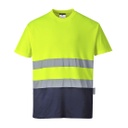 Tee-Shirt Manches courtes S173 HV EN ISO 20471 Classe 2 - 55%Coton 45%Polyester 175g - UPF35