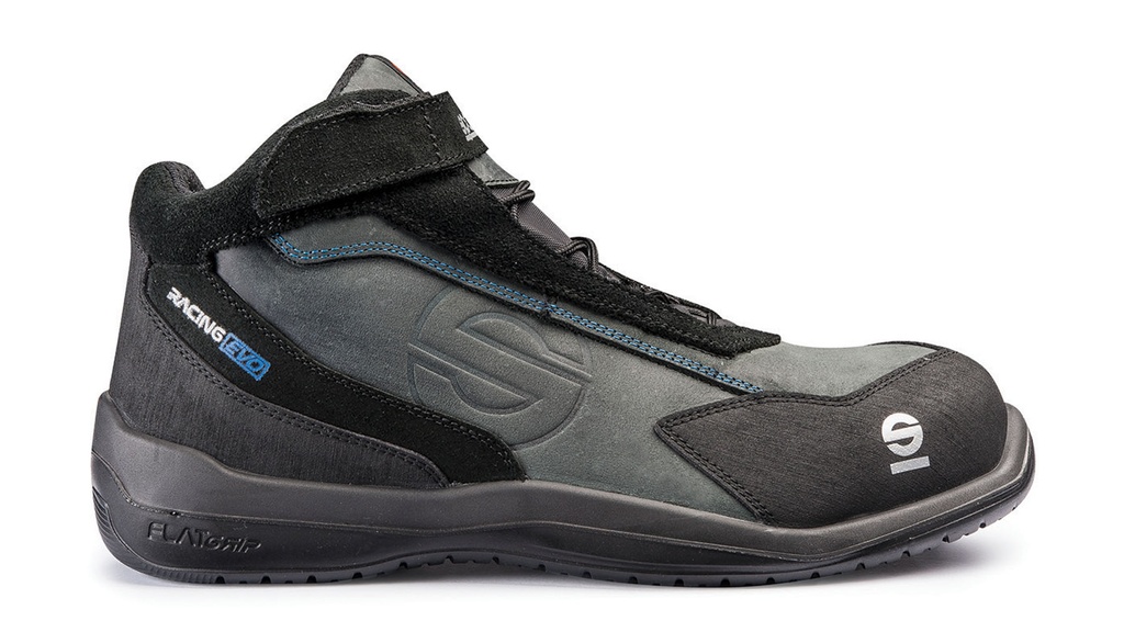 Chaussure de sécurité Semi-Haute Cuir-Nubuck RACING EVO S3 SRC ESD
