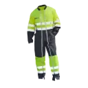 Combinaison HV VISION EN ISO 20471 2 zips Polyester/Coton