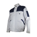 Blouson bicolore Peintre 09TYCBG2 60%Coton 40%Polyester 310g (Blanc/Gris)