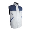 Gilet sans manche Peintre 60%Coton 40%Polyester 310g (Blanc/Gris)
