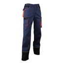 Pantalon HERSE 60%Coton 40%Polyester 280g (Marine/Noir/Orange)
