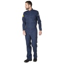 Combinaison simple fermeture TECHPROTECT Tissu Zone ATEX  poches genoux - 300gr (Marine)