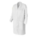 Blouse homme Antistatique ESD coloris blanc  Réf: ESDBH65ASBLA - Tissu 99%Polyester 1%Antist. 180gr 