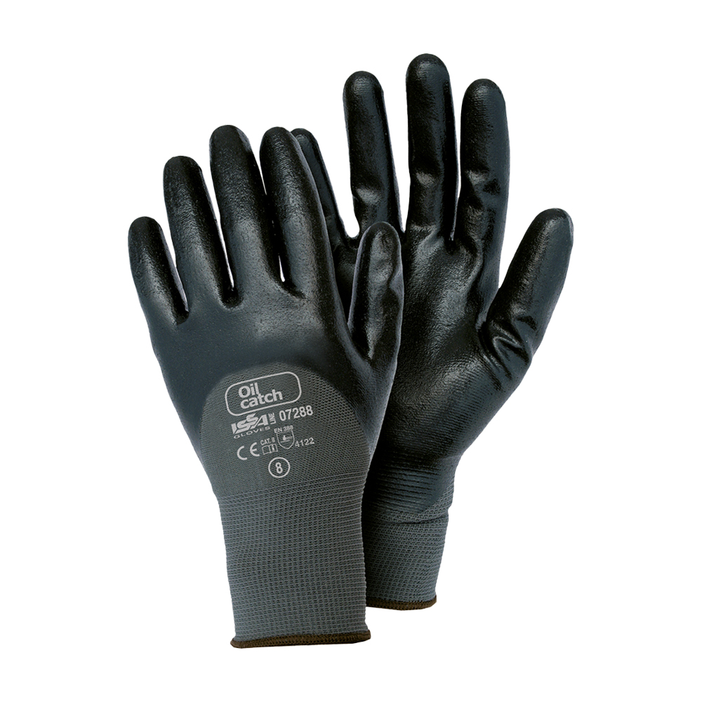 Gants de manutention "OIL CATCH" Nylon enduit Nitrile (2.1.21.A)