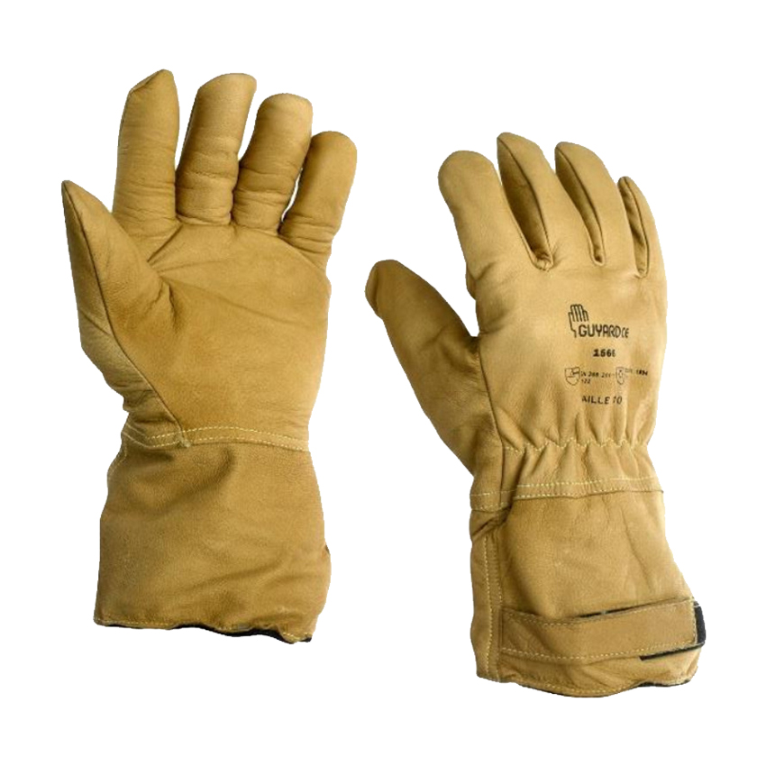 Gants anti-froid Cuir de caprin hydrofuge, moletonné (2.1.2.1)