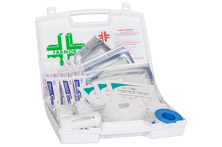 Valise de secours Brûlures